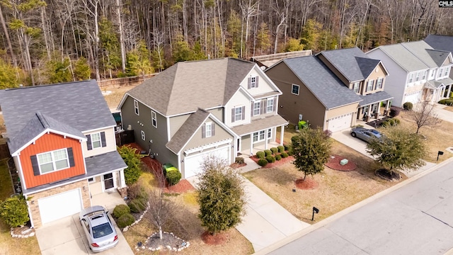 576 Flat Creek Dr, Blythewood, SC 29016 - birds eye view of property featuring a residential view