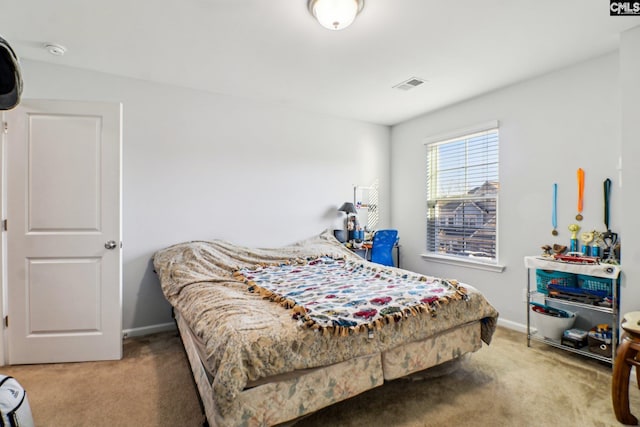 576 Flat Creek Dr, Blythewood, SC 29016 - carpeted bedroom with visible vents and baseboards