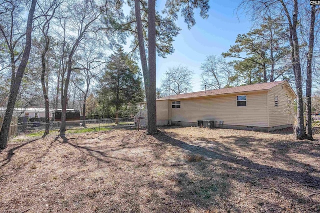 view of back of property