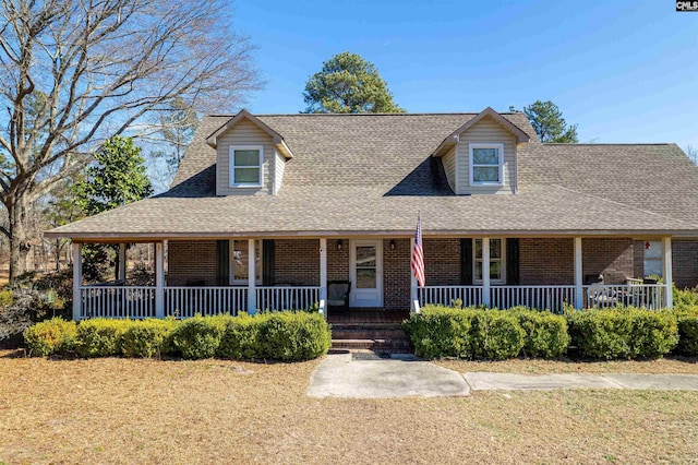 view of front of house with covered porch