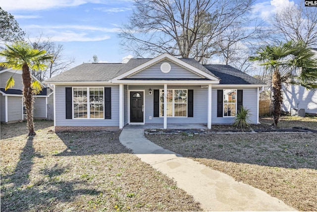 view of front of house featuring covered porch