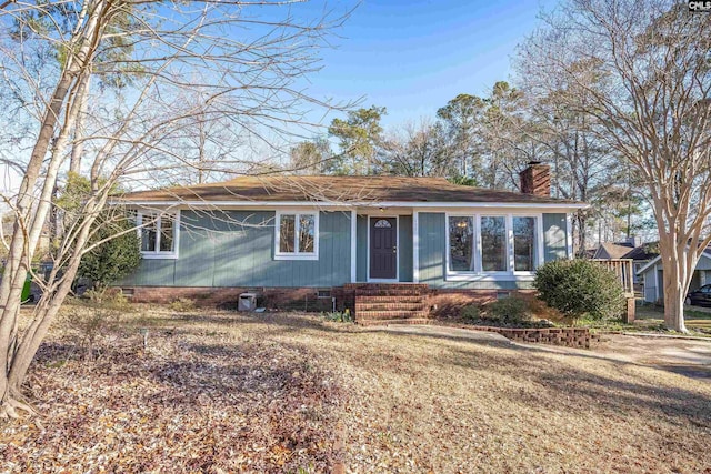 view of ranch-style home