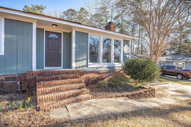 view of entrance to property