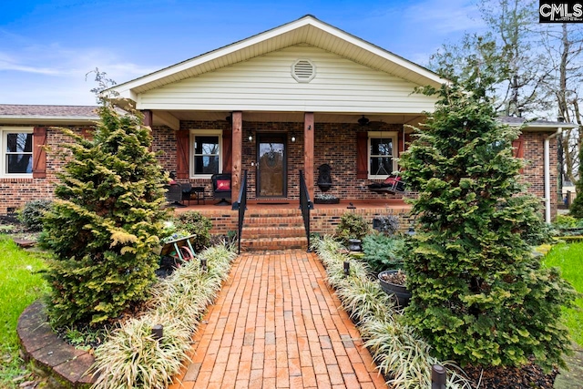 bungalow-style house featuring a porch