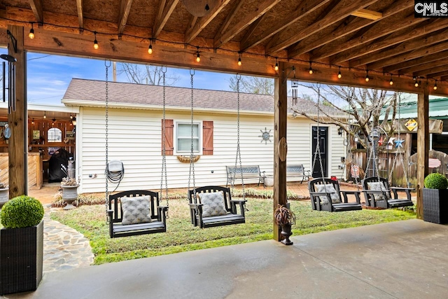 view of patio