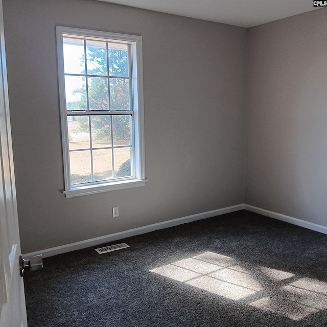 empty room with carpet floors