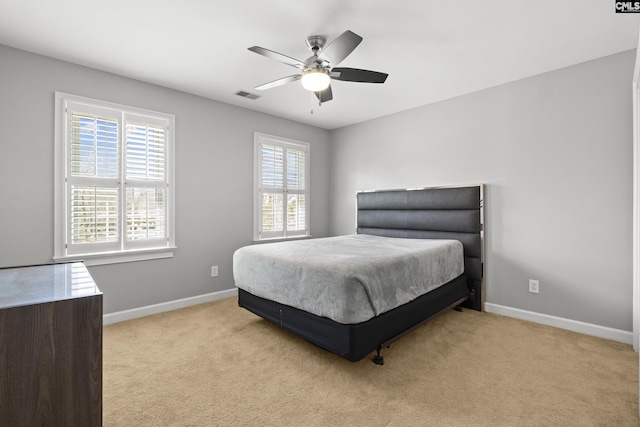 345 Amstar Rd, Columbia, SC 29212 - carpeted bedroom with baseboards and ceiling fan