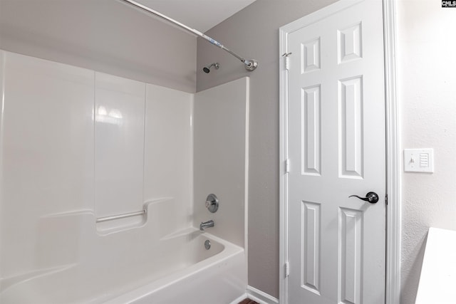 bathroom featuring tub / shower combination