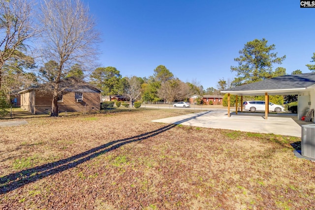 307 Wyoming Dr, Sumter, SC 29153 - view of yard featuring fence and central air condition unit