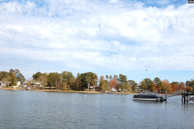 view of water feature