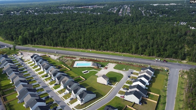 1233 Turtle Stone Rd, Blythewood, SC 29016 - aerial view of property and surrounding area with a forest