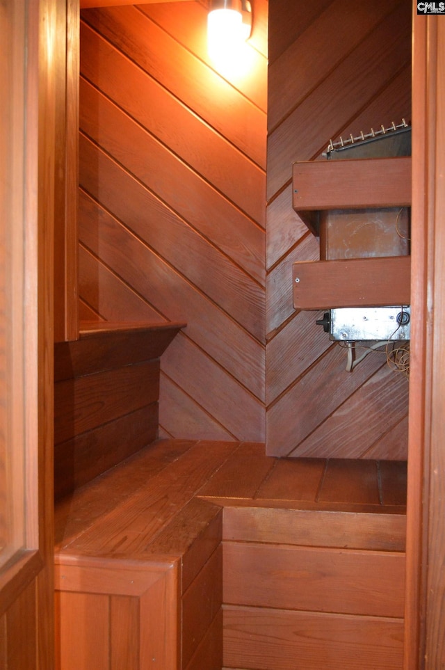 view of sauna / steam room