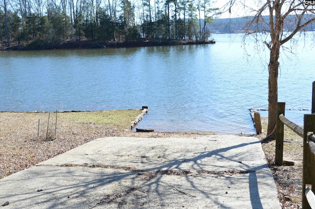 property view of water