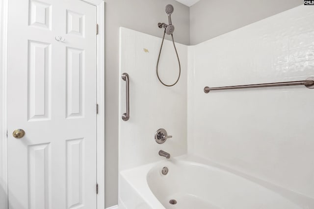 full bathroom with tub / shower combination