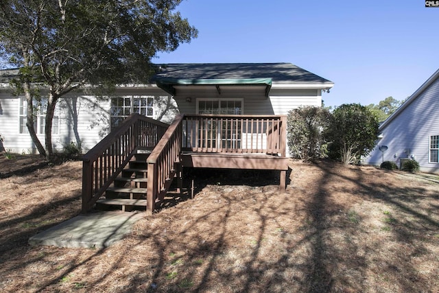 view of rear view of house