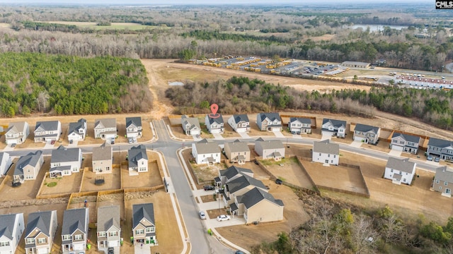 birds eye view of property featuring a residential view