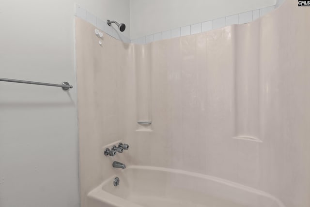 full bathroom with shower / tub combination