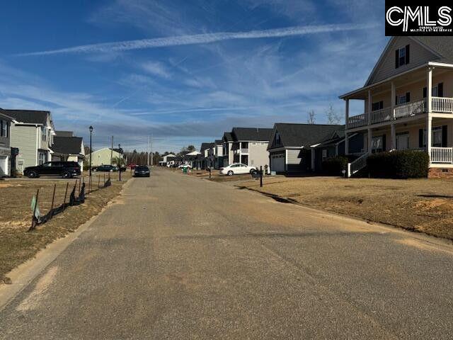 view of street with a residential view