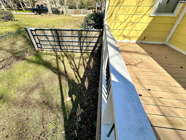 exterior details featuring fence