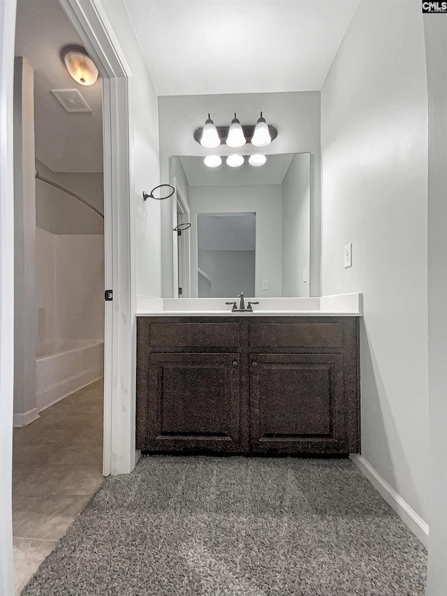 150 Grey Oaks Ln, Lexington, SC 29072 - full bathroom with vanity and baseboards
