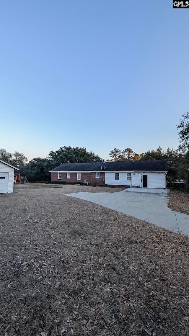 view of front of home