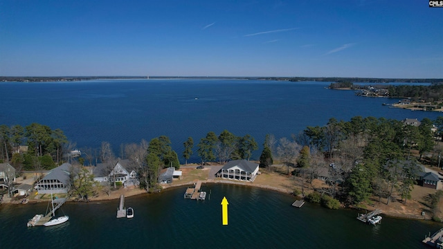 547 Harbor Heights Dr, Lexington, SC 29072 - bird's eye view featuring a water view