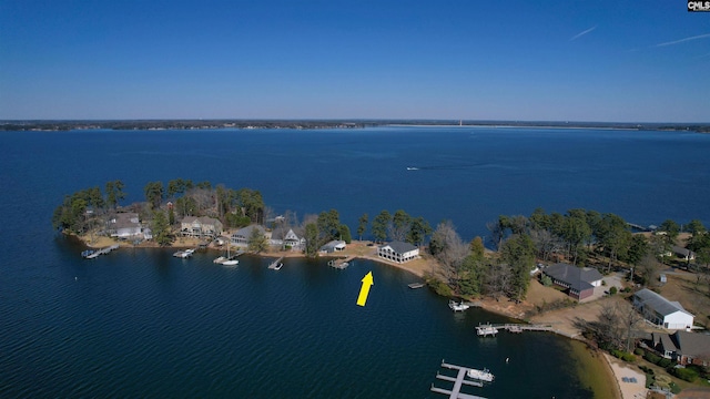 547 Harbor Heights Dr, Lexington, SC 29072 - aerial view with a water view