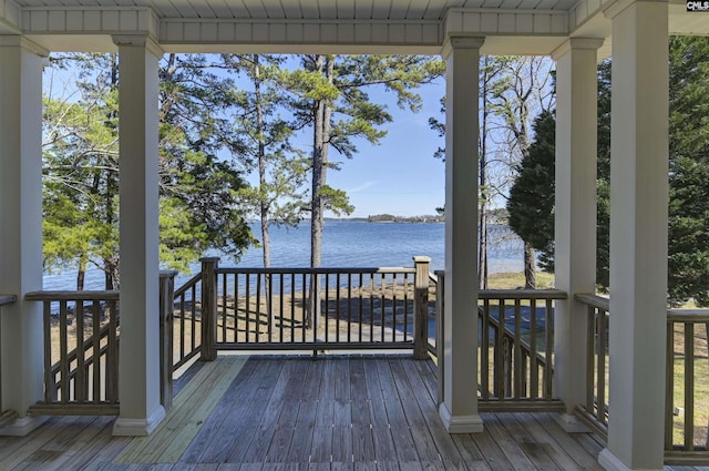 547 Harbor Heights Dr, Lexington, SC 29072 - deck featuring a water view