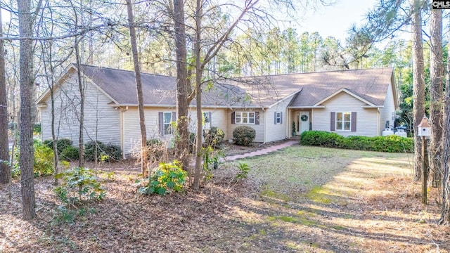 view of ranch-style house