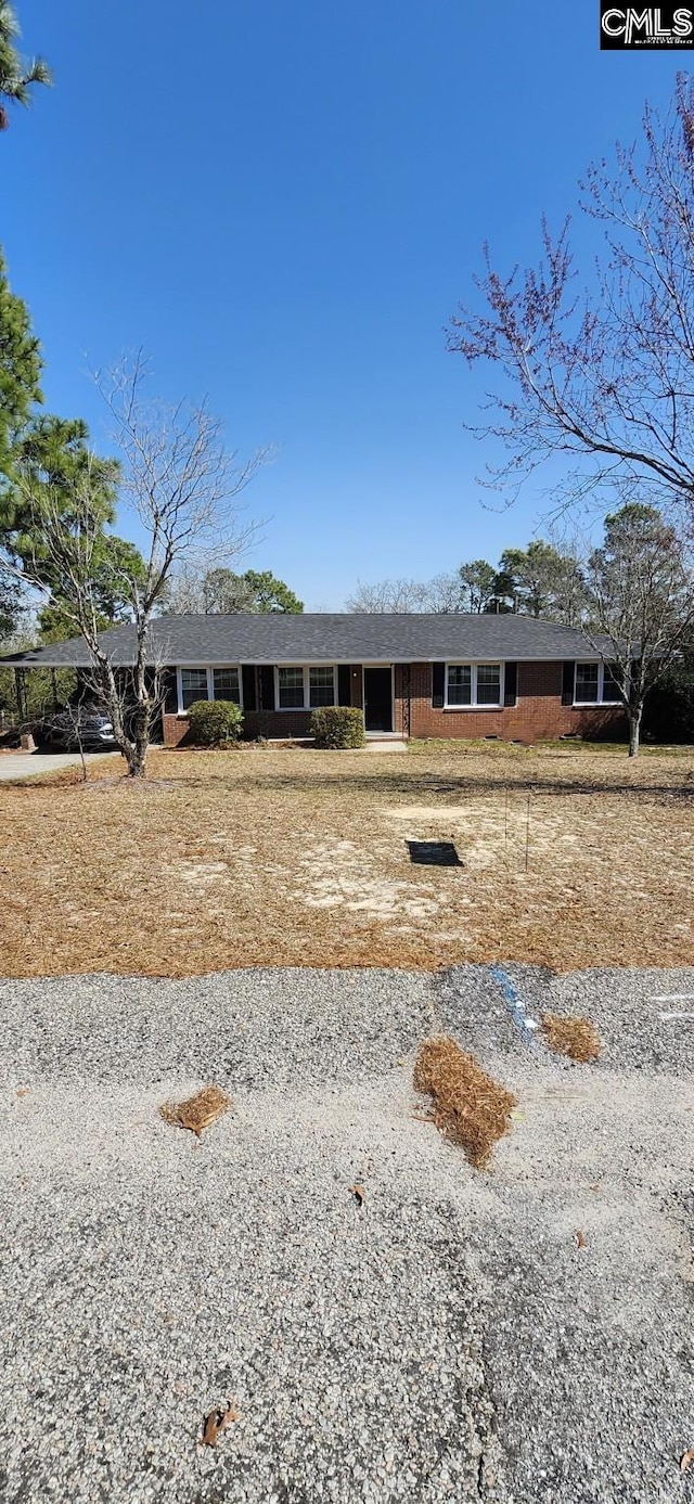 view of ranch-style house