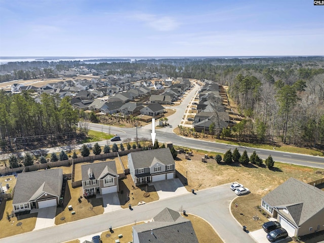 birds eye view of property featuring a residential view