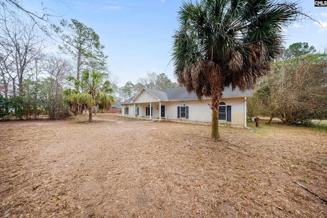 view of rear view of property