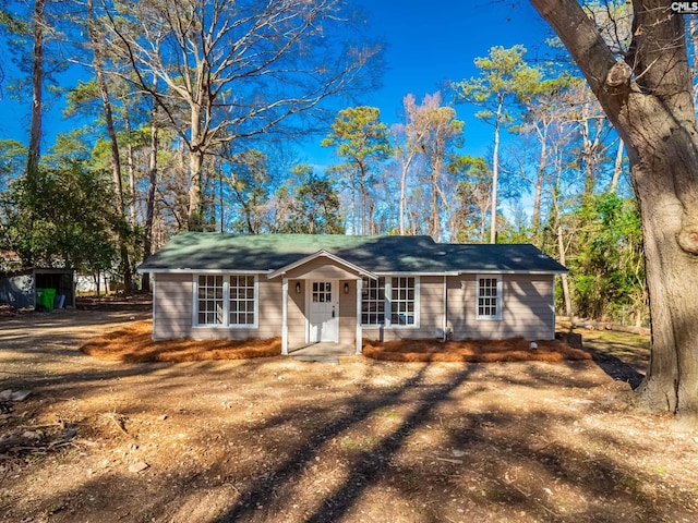 view of ranch-style house