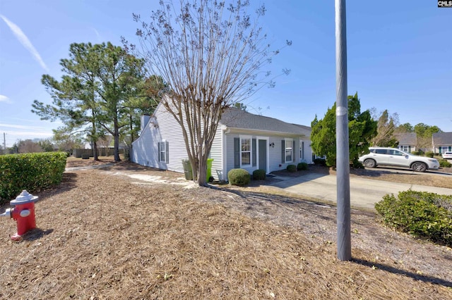 view of ranch-style home