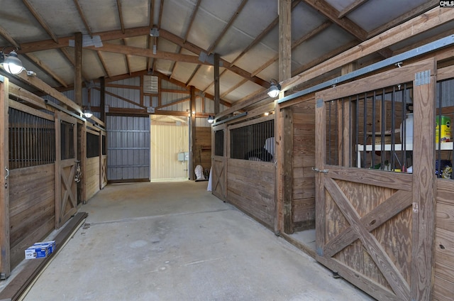 view of stable