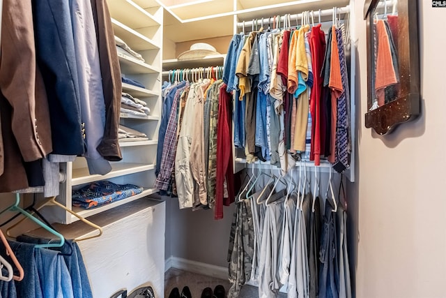 view of spacious closet