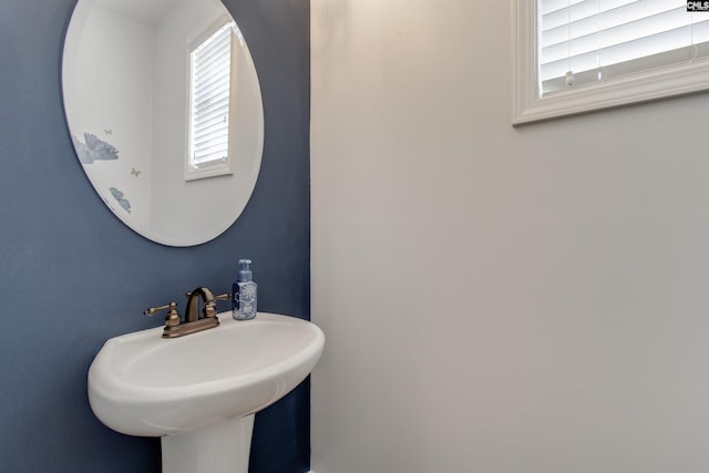 bathroom with a sink