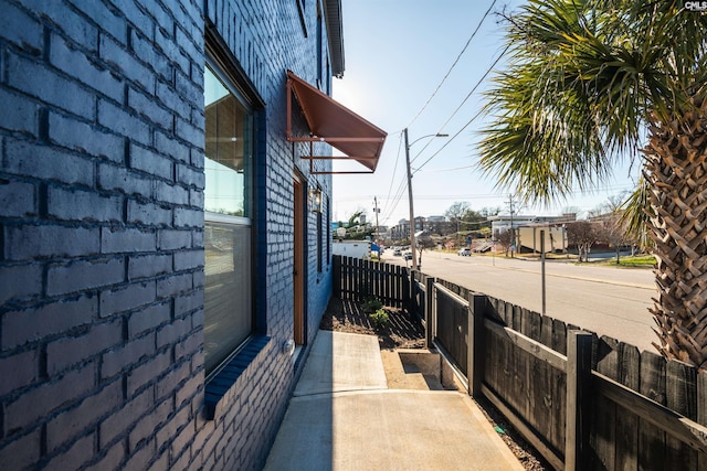 view of patio / terrace with fence