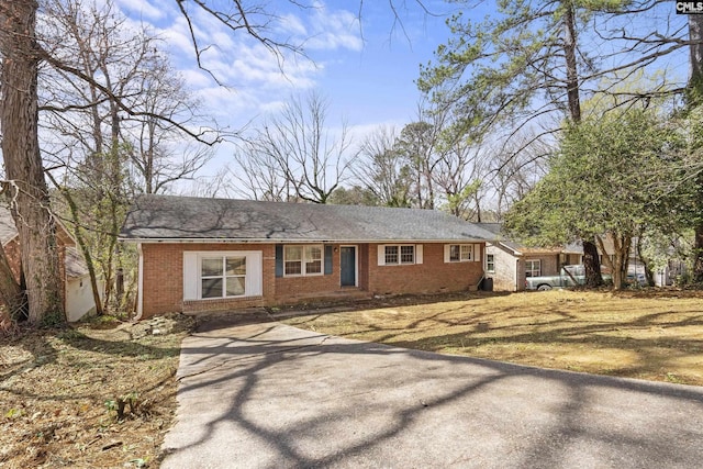 view of front of property with brick siding