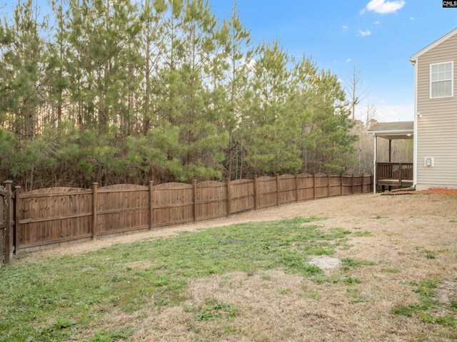 1124 Campbell Ridge Dr, Elgin, SC 29045 - view of yard featuring fence