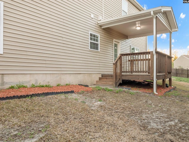 1124 Campbell Ridge Dr, Elgin, SC 29045 - view of wooden terrace