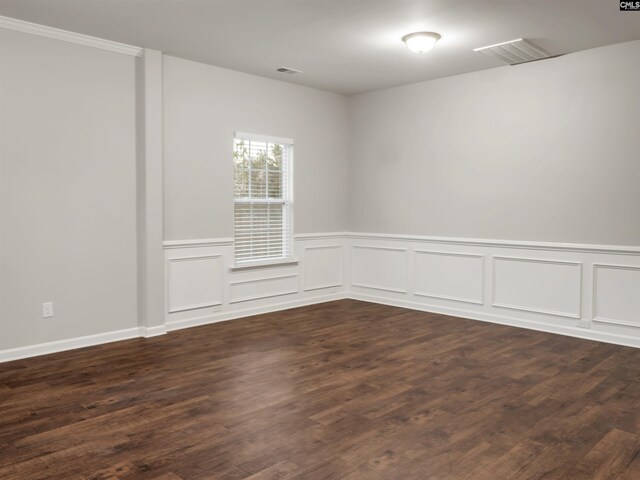 1124 Campbell Ridge Dr, Elgin, SC 29045 - empty room with dark wood-style flooring and visible vents