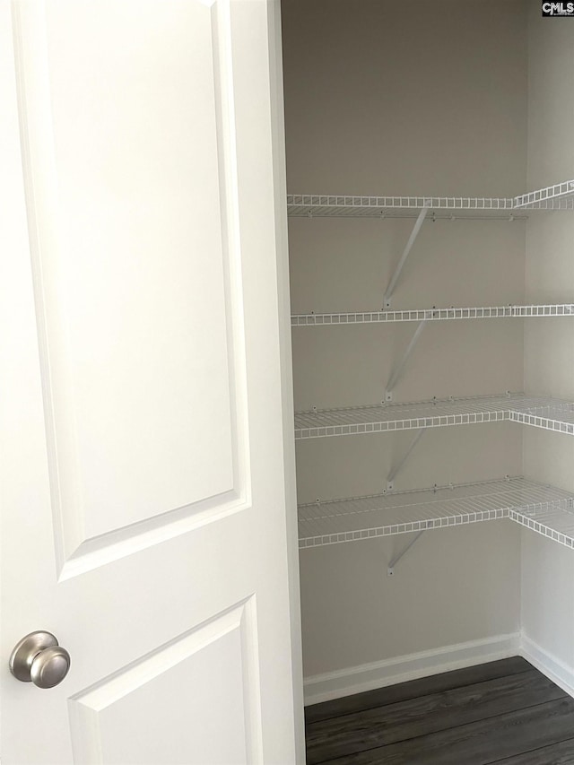 view of pantry