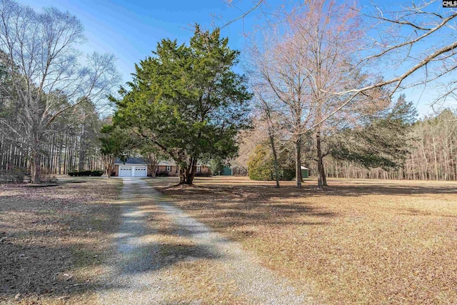 exterior space with driveway