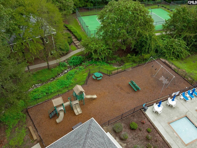 aerial view