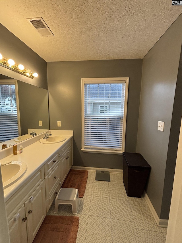 416 Knotts Ct, Lexington, SC 29073 - bathroom with a sink, visible vents, and baseboards