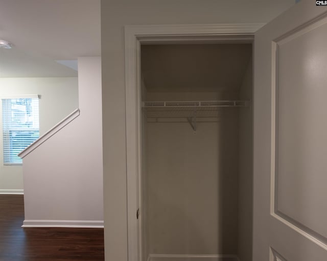 view of closet