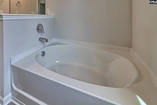 full bath featuring a garden tub