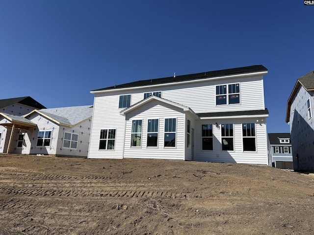 view of rear view of property