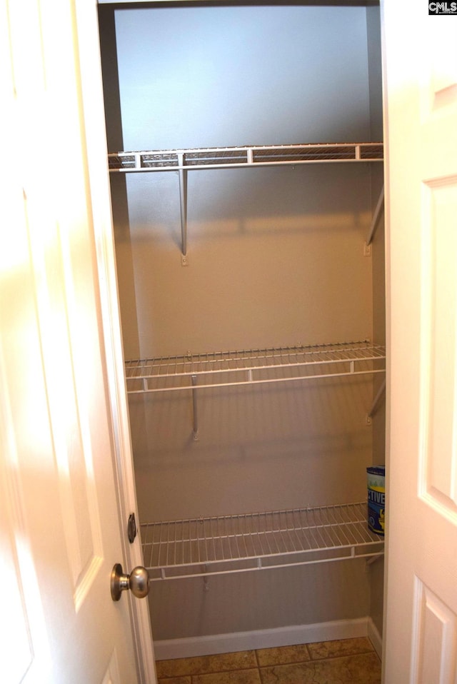 view of closet